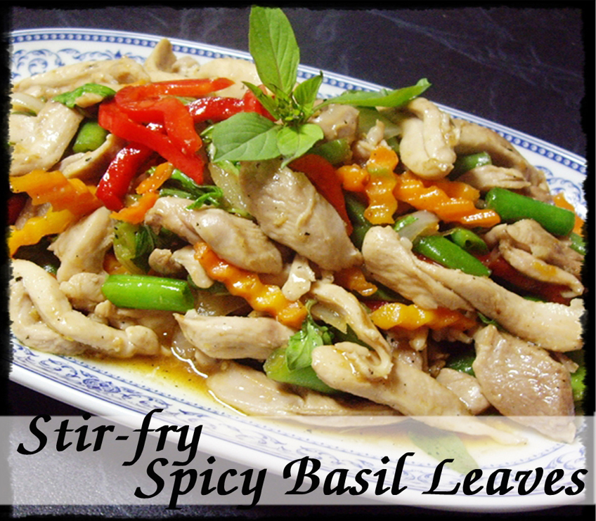 Spicy Basil Leaves (Pad Krapraow)